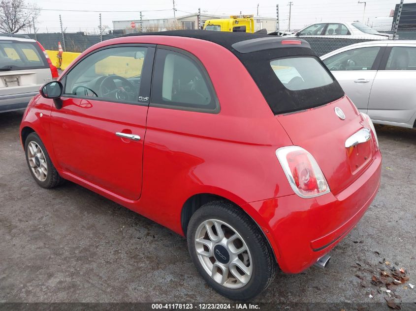 2012 Fiat 500C Pop VIN: 3C3CFFDR5CT223251 Lot: 41178123