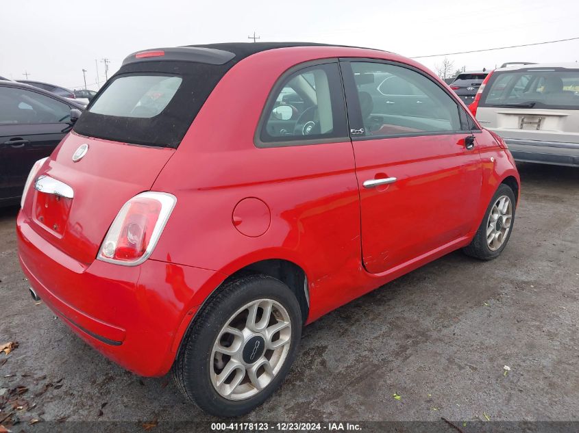 2012 Fiat 500C Pop VIN: 3C3CFFDR5CT223251 Lot: 41178123