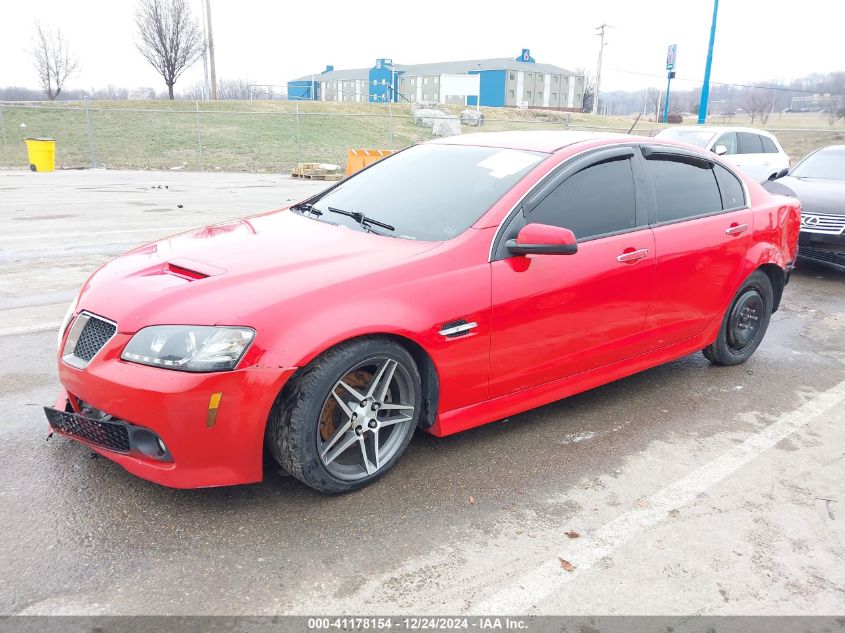 2009 Pontiac G8 Gt VIN: 6G2EC57Y69L167648 Lot: 41178154