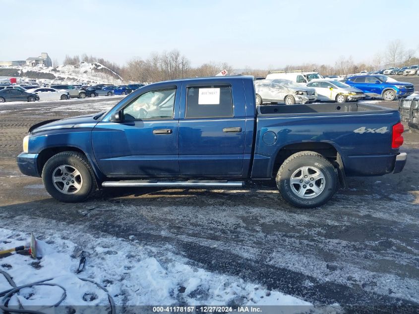 2007 Dodge Dakota Slt VIN: 1D7HW48P97S197636 Lot: 41178157