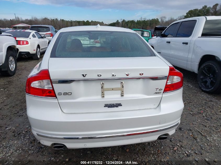 2015 Volvo S80 T6 Platinum VIN: YV1902MM3F1191443 Lot: 41178232