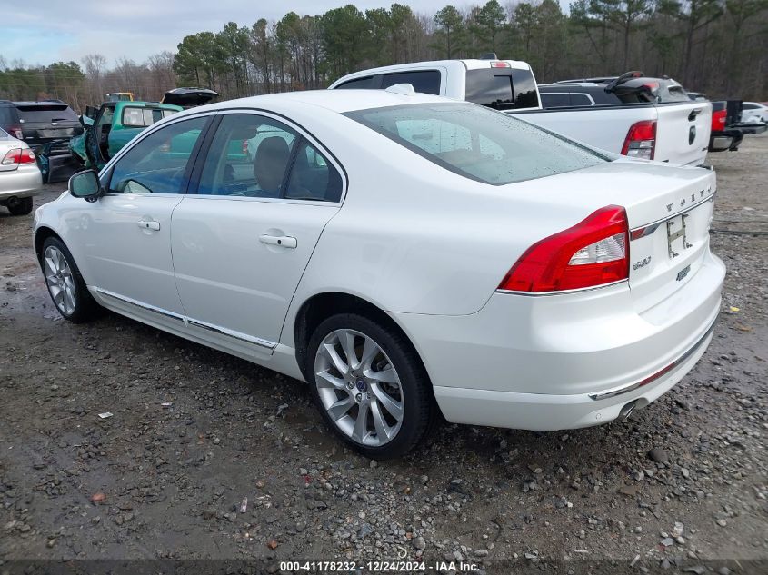 2015 Volvo S80 T6 Platinum VIN: YV1902MM3F1191443 Lot: 41178232