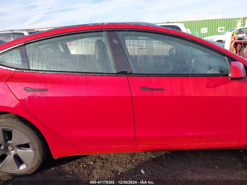 2023 Tesla Model 3 Rear-Wheel Drive VIN: 5YJ3E1EA6PF644121 Lot: 41178302