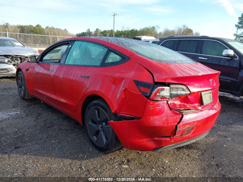 2023 Tesla Model 3 Rear-Wheel Drive VIN: 5YJ3E1EA6PF644121 Lot: 41178302