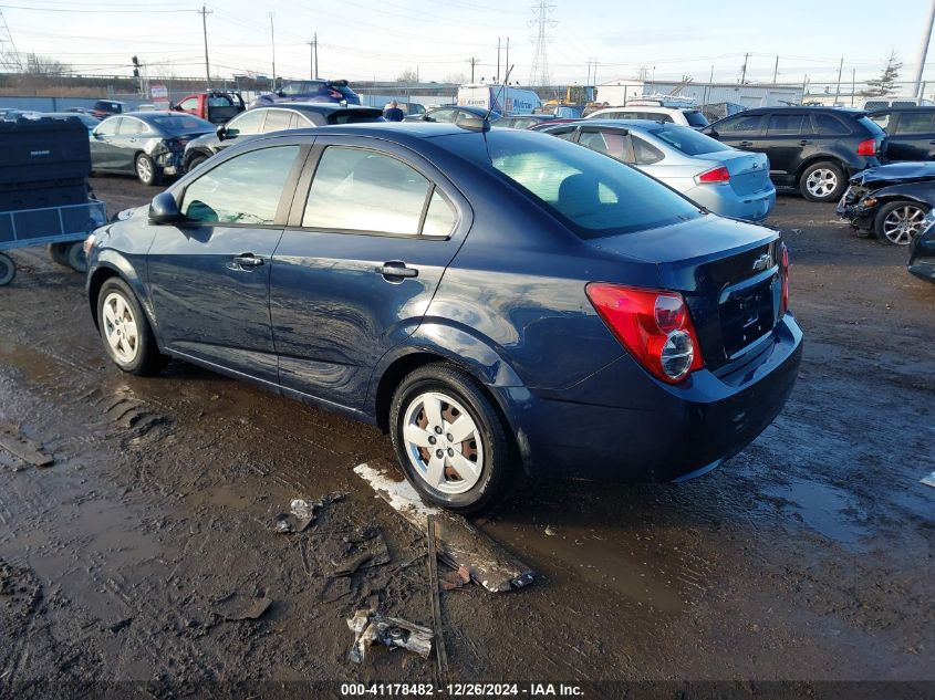 2015 Chevrolet Sonic Ls Auto VIN: 1G1JA5SH5F4127385 Lot: 41178482