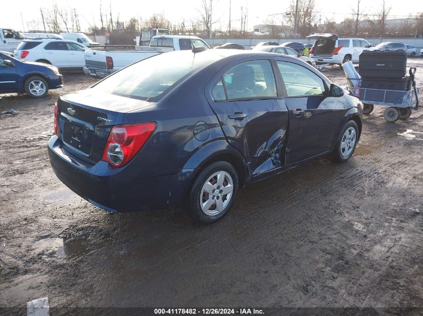 2015 Chevrolet Sonic Ls Auto VIN: 1G1JA5SH5F4127385 Lot: 41178482