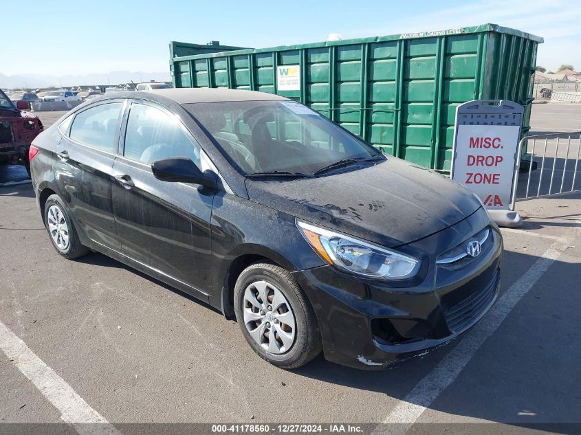 2017 Hyundai Accent Se VIN: KMHCT4AE8HU354743 Lot: 41178560