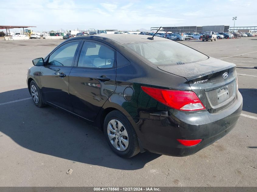 2017 Hyundai Accent Se VIN: KMHCT4AE8HU354743 Lot: 41178560