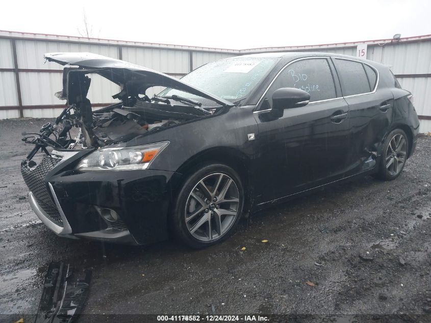 2017 Lexus Ct 200H VIN: JTHKD5BH0H2296861 Lot: 41178582