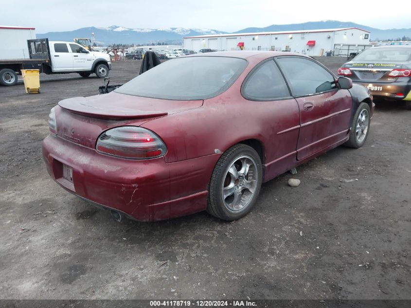 2000 Pontiac Grand Prix Gtp VIN: 1G2WR1211YF253708 Lot: 41178719