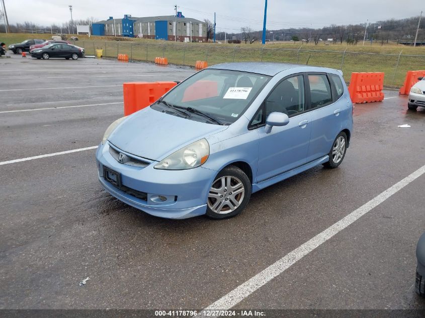 2008 Honda Fit Sport VIN: JHMGD38678S049448 Lot: 41178796