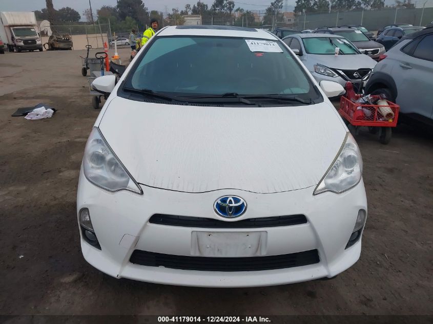 2012 Toyota Prius C Three VIN: JTDKDTB39C1027413 Lot: 41179014