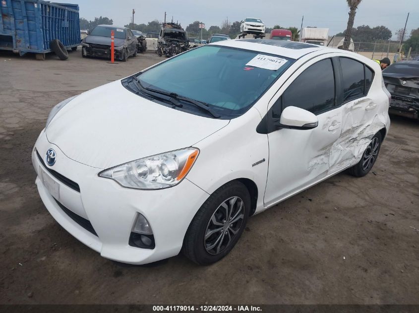 2012 Toyota Prius C Three VIN: JTDKDTB39C1027413 Lot: 41179014