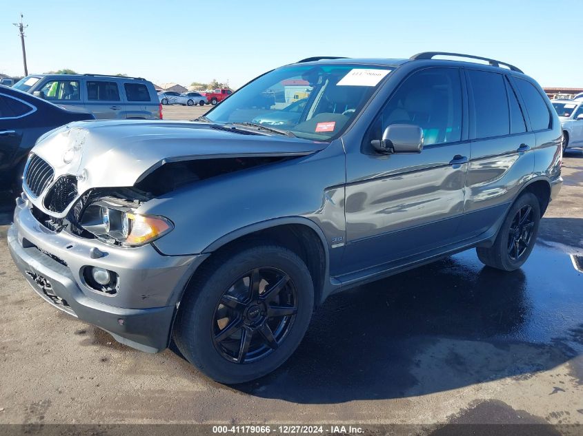 2006 BMW X5 3.0I VIN: 5UXFA13586LY36326 Lot: 41179066