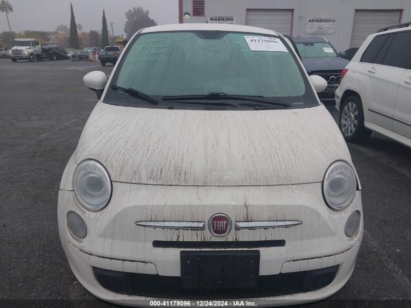 2012 Fiat 500 Pop VIN: 3C3CFFAR7CT383751 Lot: 41179096