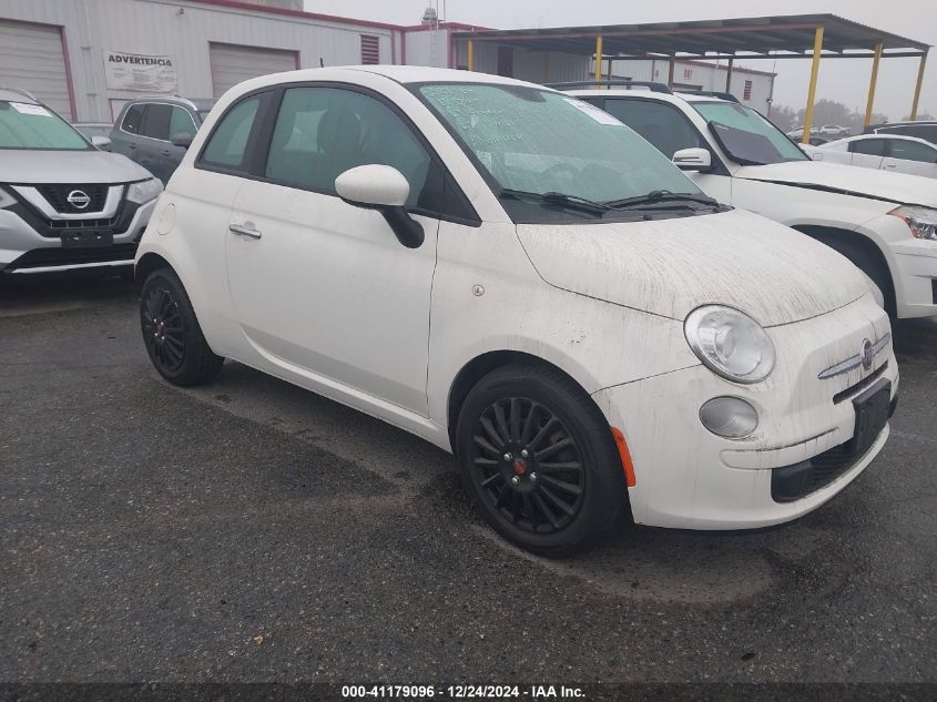 2012 Fiat 500 Pop VIN: 3C3CFFAR7CT383751 Lot: 41179096