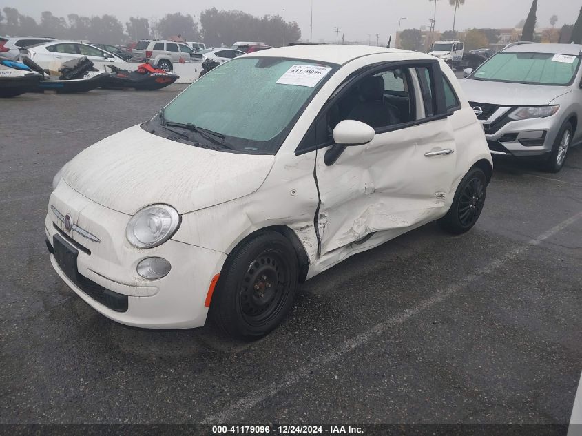 2012 Fiat 500 Pop VIN: 3C3CFFAR7CT383751 Lot: 41179096