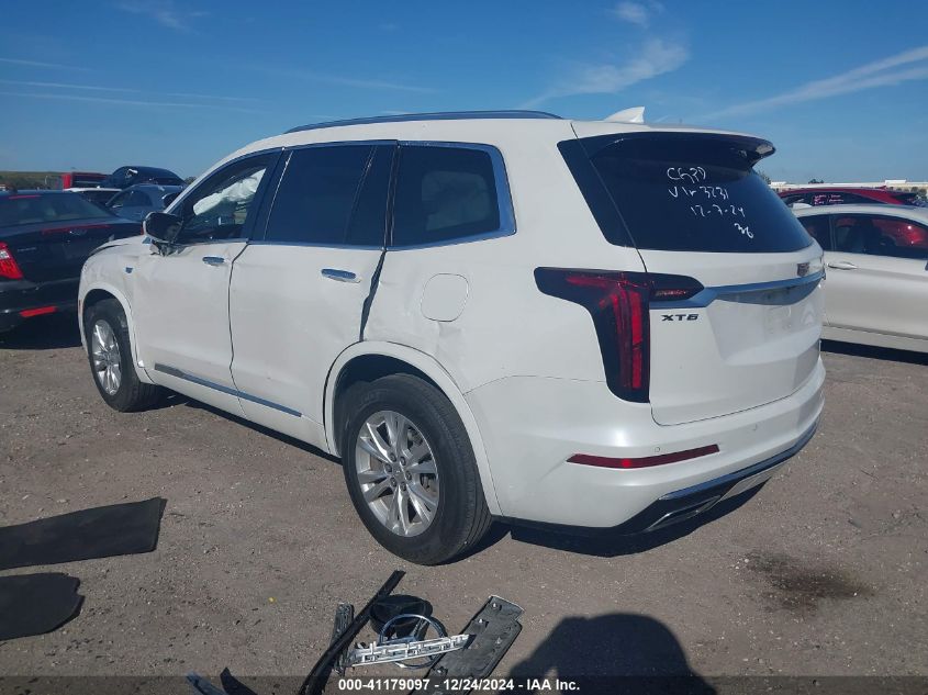 2021 Cadillac Xt6 Fwd Luxury VIN: 1GYKPAR49MZ153231 Lot: 41179097