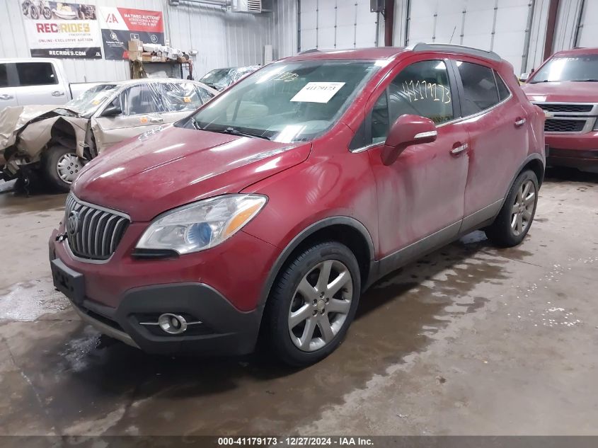 2016 Buick Encore Leather VIN: KL4CJGSB4GB732836 Lot: 41179173