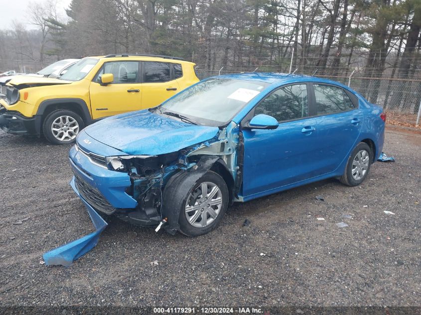 2023 Kia Rio S VIN: 3KPA24AD1PE587687 Lot: 41179291