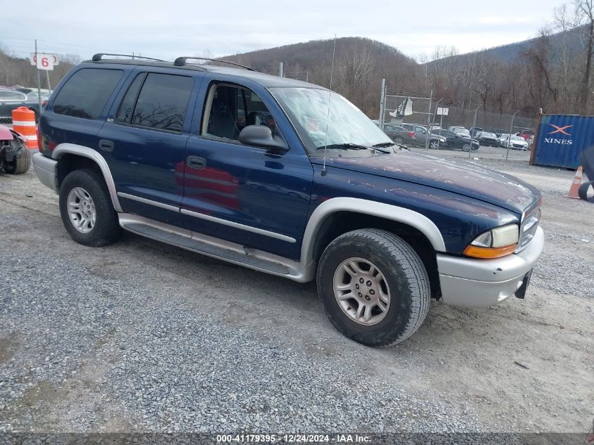 2002 Dodge Durango Slt Plus VIN: 1B4HS58N52F102272 Lot: 41179395