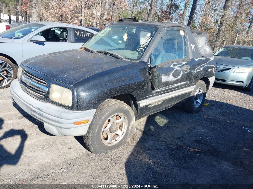 2001 Chevrolet Tracker VIN: 2CNBE18C516914831 Lot: 41179408