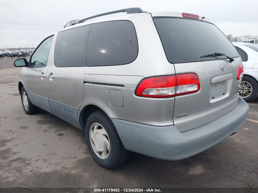 2001 Toyota Sienna Le VIN: 4T3ZF13C31U401623 Lot: 41179452