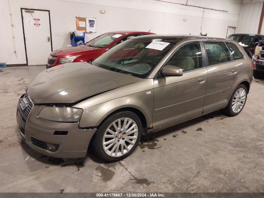 2006 Audi A3 2.0T VIN: WAUNF78P96A015403 Lot: 41179667