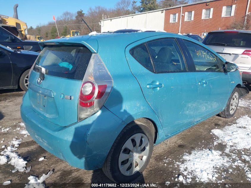 2012 Toyota Prius C Two VIN: JTDKDTB32C1026118 Lot: 41179682