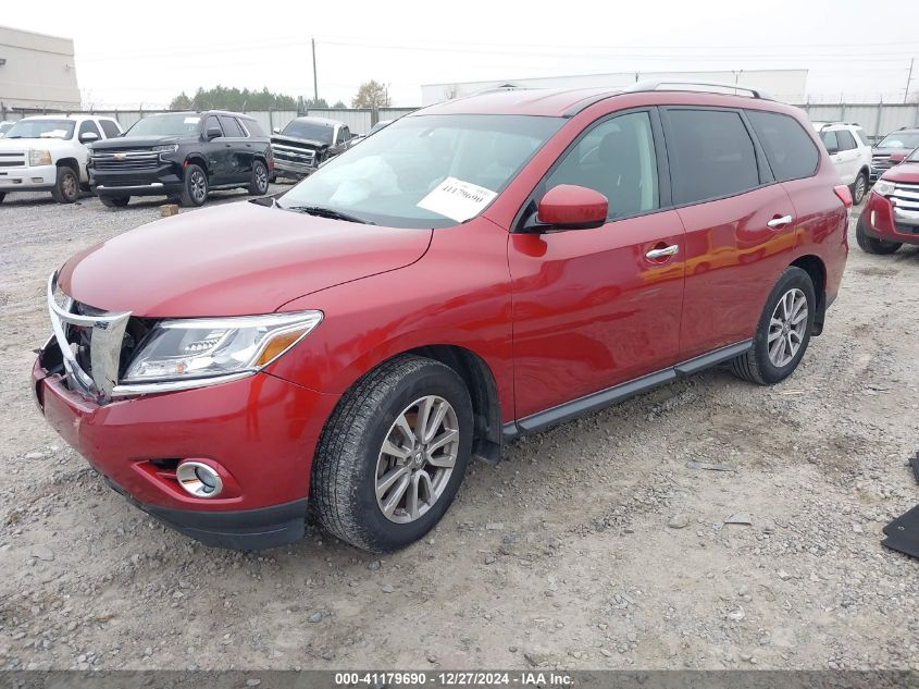 2015 Nissan Pathfinder Sv VIN: 5N1AR2MN5FC644608 Lot: 41179690