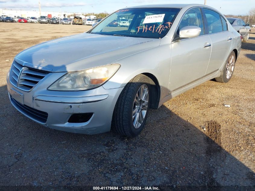 2010 Hyundai Genesis 4.6 VIN: KMHGC4DF5AU093275 Lot: 41179694