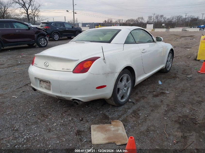 2004 Lexus Sc 430 Base (A5) VIN: JTHFN48Y540058946 Lot: 41179721