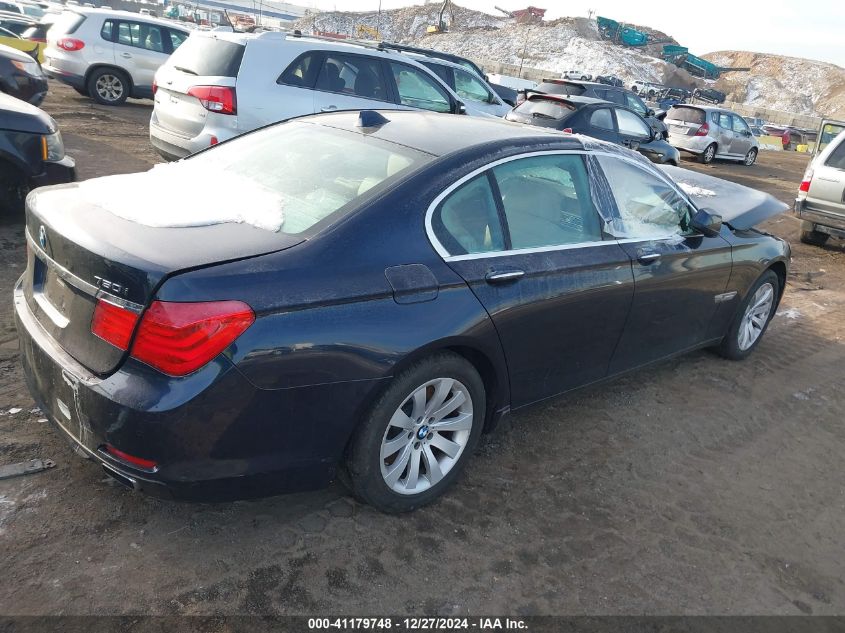 2011 BMW 750I xDrive VIN: WBAKC6C58BC394758 Lot: 41179748