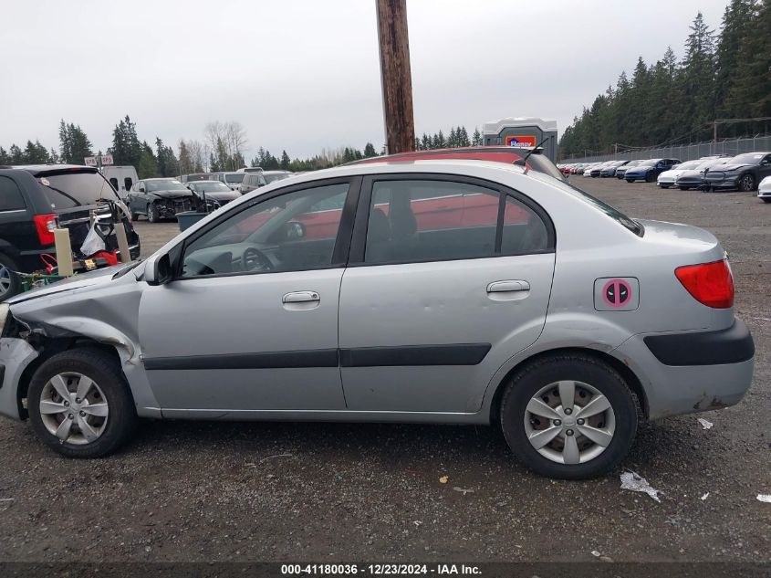 2008 Kia Rio Lx VIN: KNADE123X86431094 Lot: 41180036