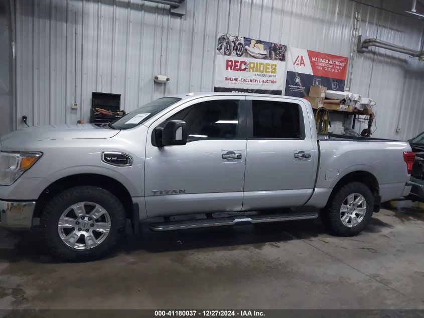 2017 Nissan Titan Sv VIN: 1N6AA1E59HN518051 Lot: 41180037