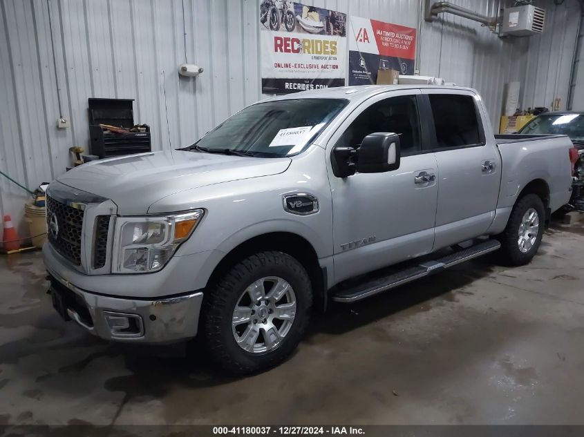 2017 Nissan Titan Sv VIN: 1N6AA1E59HN518051 Lot: 41180037