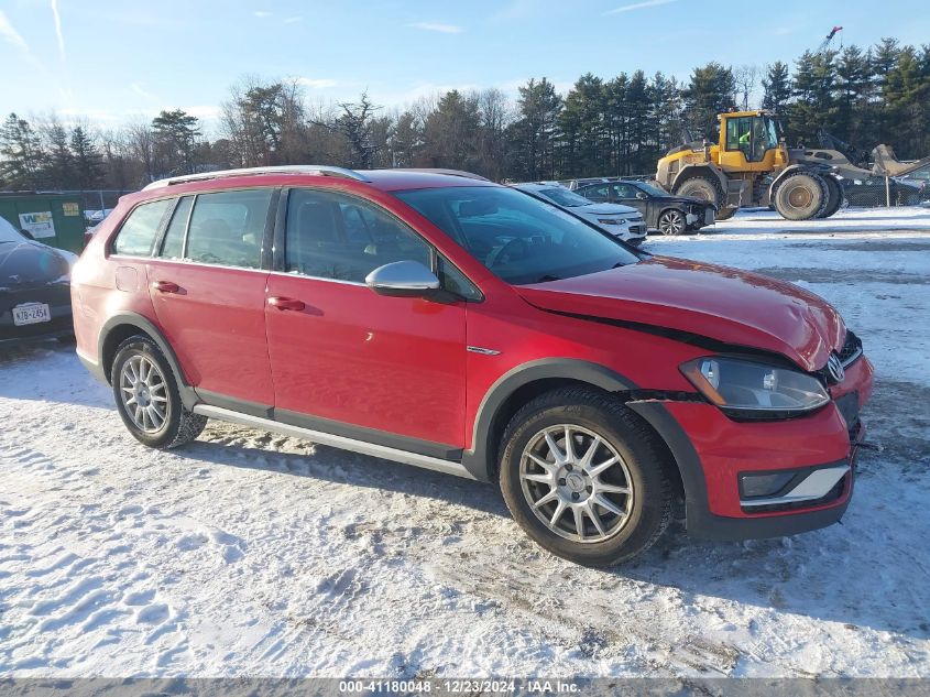 2017 Volkswagen Golf Alltrack Tsi S/Tsi Se/Tsi Sel VIN: 3VWH17AU6HM510370 Lot: 41180048