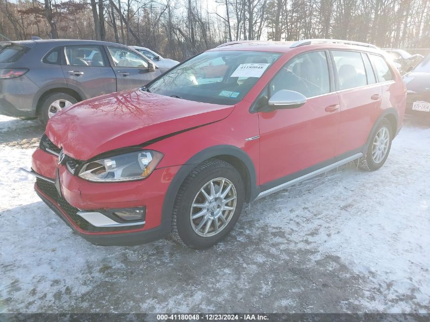 2017 Volkswagen Golf Alltrack Tsi S/Tsi Se/Tsi Sel VIN: 3VWH17AU6HM510370 Lot: 41180048