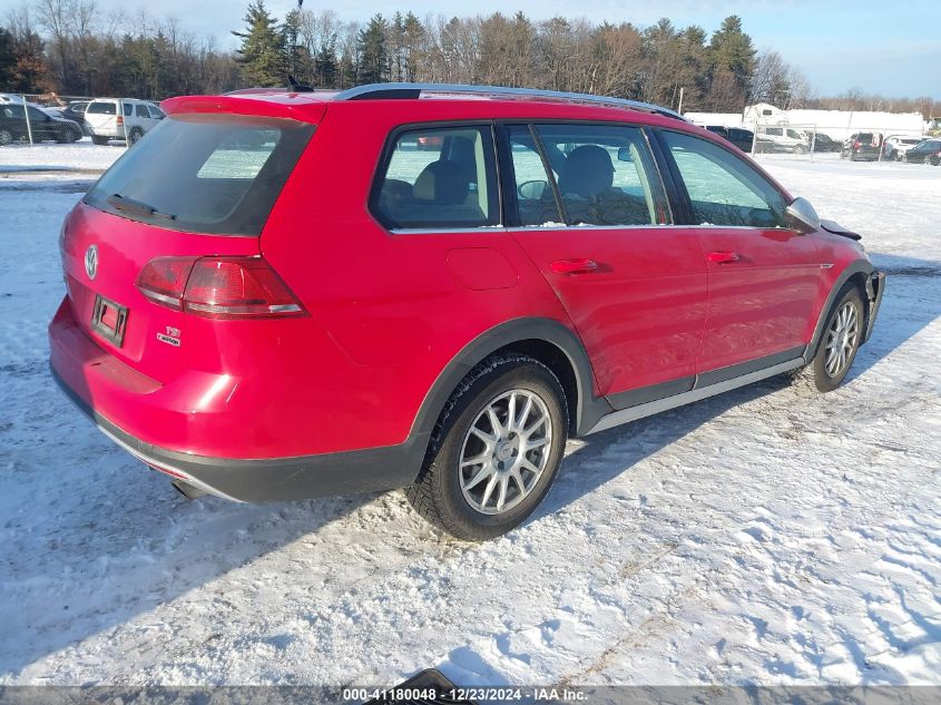 2017 Volkswagen Golf Alltrack Tsi S/Tsi Se/Tsi Sel VIN: 3VWH17AU6HM510370 Lot: 41180048