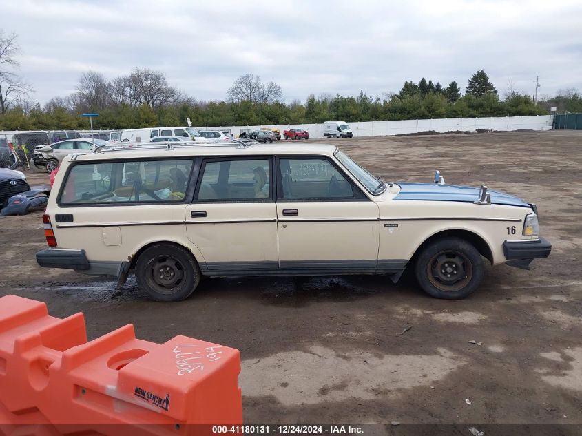 1989 Volvo 245 Dl/Gl VIN: YV1AX8854K1828879 Lot: 41180131