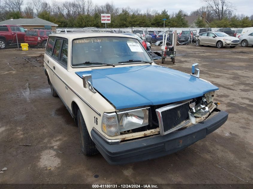 1989 Volvo 245 Dl/Gl VIN: YV1AX8854K1828879 Lot: 41180131