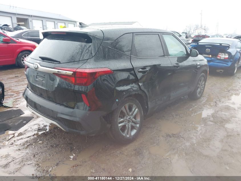 2021 Kia Seltos Lx VIN: KNDEPCAA4M7186424 Lot: 41180144