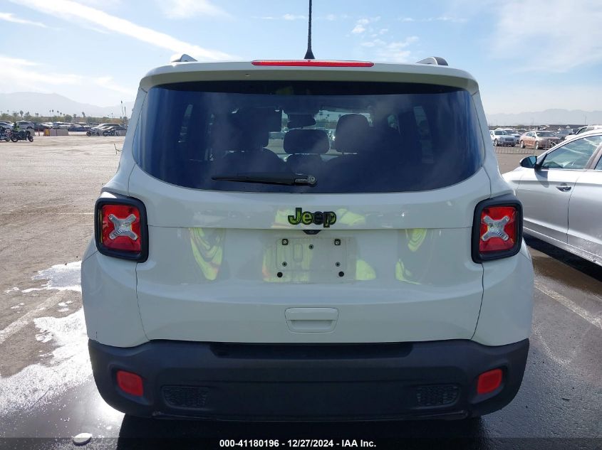 2018 Jeep Renegade Altitude Fwd VIN: ZACCJABB2JPJ00513 Lot: 41180196