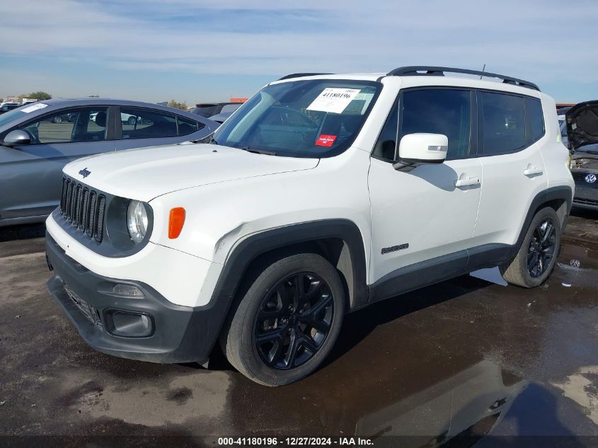 2018 Jeep Renegade Altitude Fwd VIN: ZACCJABB2JPJ00513 Lot: 41180196