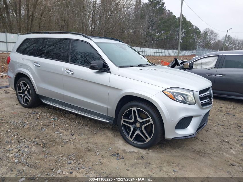 2017 Mercedes-Benz Gls 550 4Matic VIN: 4JGDF7DE9HA791595 Lot: 41180225