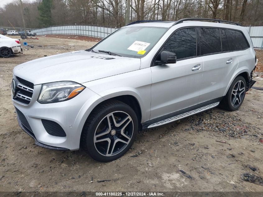 2017 Mercedes-Benz Gls 550 4Matic VIN: 4JGDF7DE9HA791595 Lot: 41180225