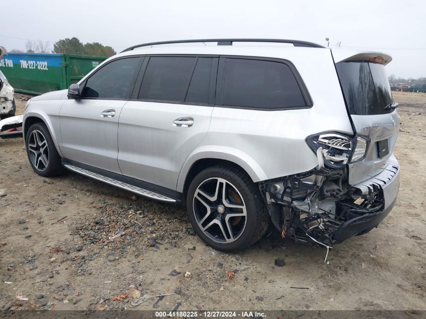 2017 Mercedes-Benz Gls 550 4Matic VIN: 4JGDF7DE9HA791595 Lot: 41180225