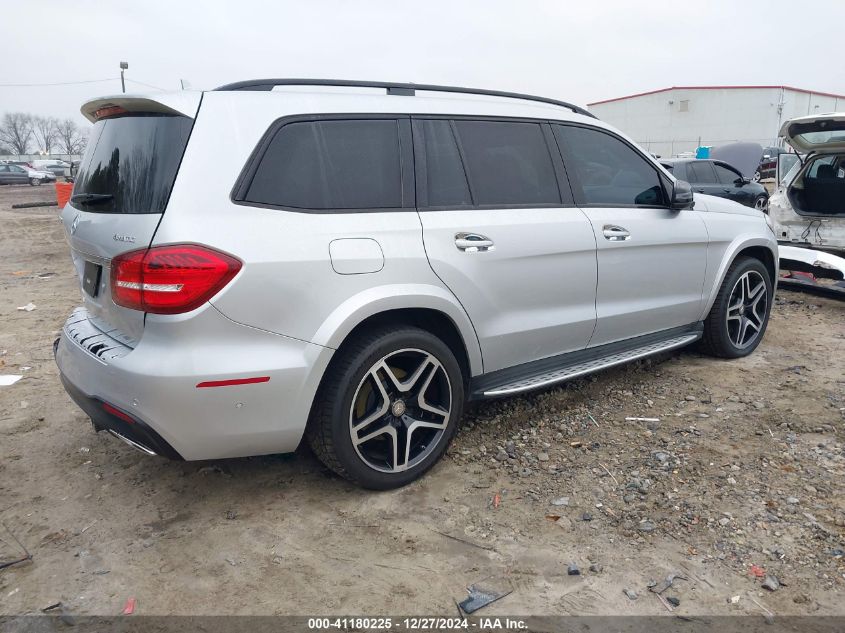 2017 Mercedes-Benz Gls 550 4Matic VIN: 4JGDF7DE9HA791595 Lot: 41180225