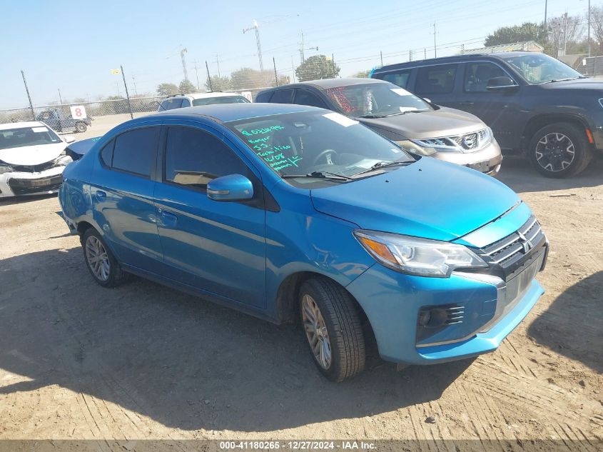 2022 Mitsubishi Mirage G4 Se VIN: ML32FVFJ2NHF07078 Lot: 41180265