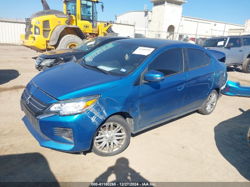 2022 Mitsubishi Mirage G4 Se VIN: ML32FVFJ2NHF07078 Lot: 41180265